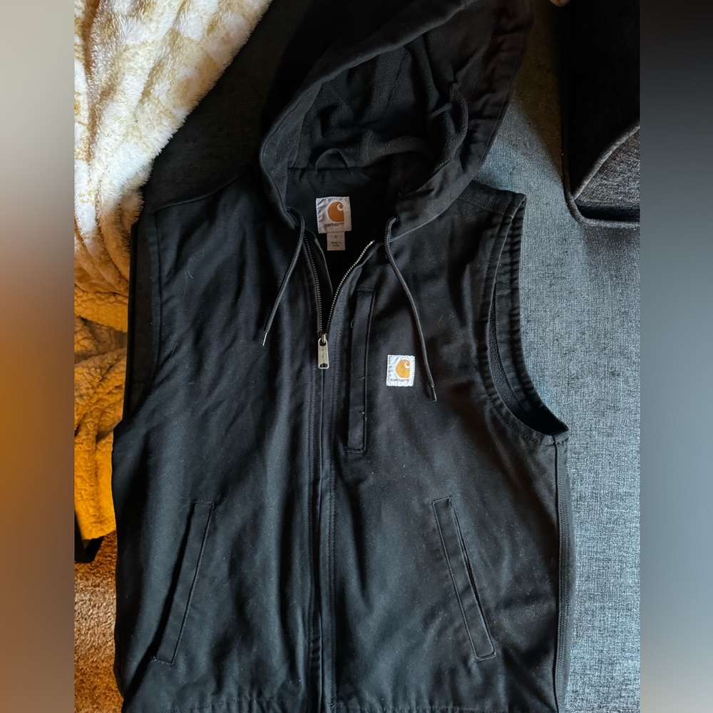 Carhartt Fleece Lined Duck Canvas Vest
